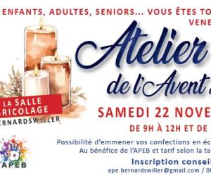 atelier couronnes de l'Avent et décorations de Noël