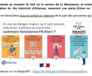 exercice SEVESO et test du dispositif d'alerte des populations FR-Alert