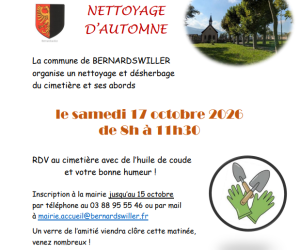 nettoyage d'automne
