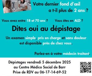 dépistage de la rétinopathie diabétique